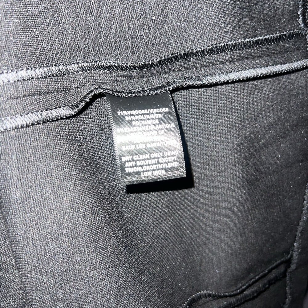 Lafayette 148 Jacket XL Womens New Black Asymmetric Folded Ruched Business - Picture 10 of 12